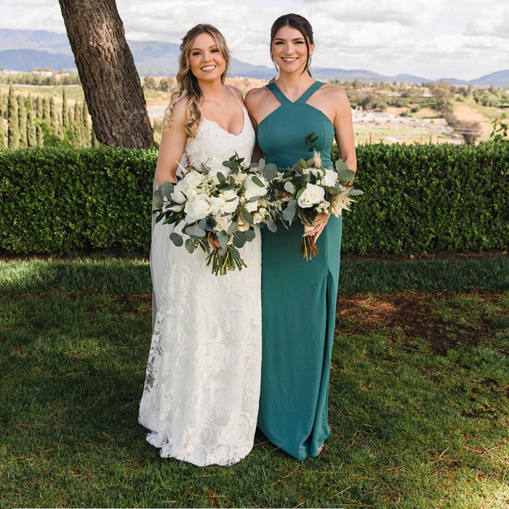 Birdy Grey Bridesmaid Dress - Size S / Sea Glass